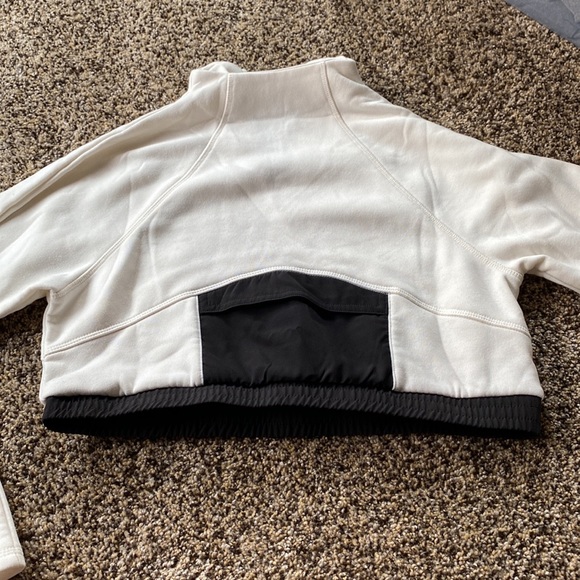 Zip Crop Sweatshirt - Picture 2 of 3